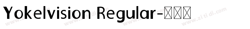 Yokelvision Regular字体转换